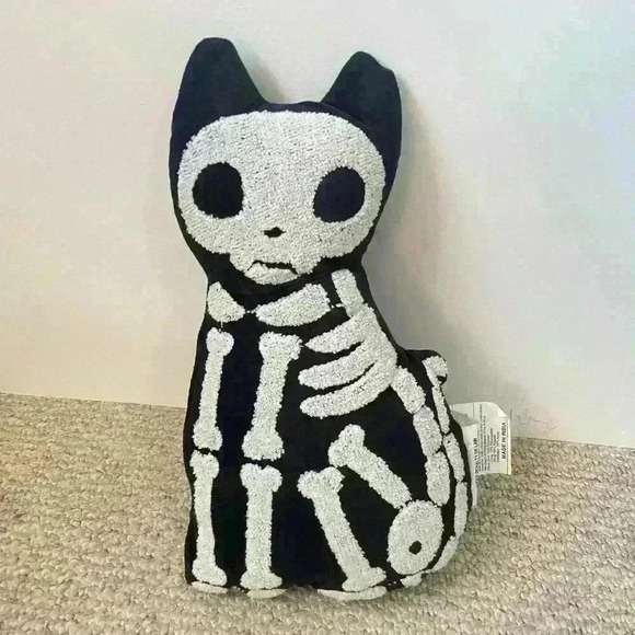 Other - Cat Skeleton Decorative Pillow
